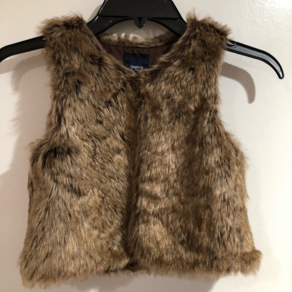 Faux fur vest